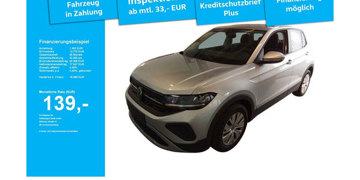 VW T-Cross 8.975 km 18.397 &euro; Lindau 88131