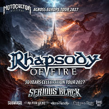 Rhapsody Of Fire + Serious Black + Silver Dust + Aeon Gods + Melodius Deite 30.01.2027 Club Vaudeville