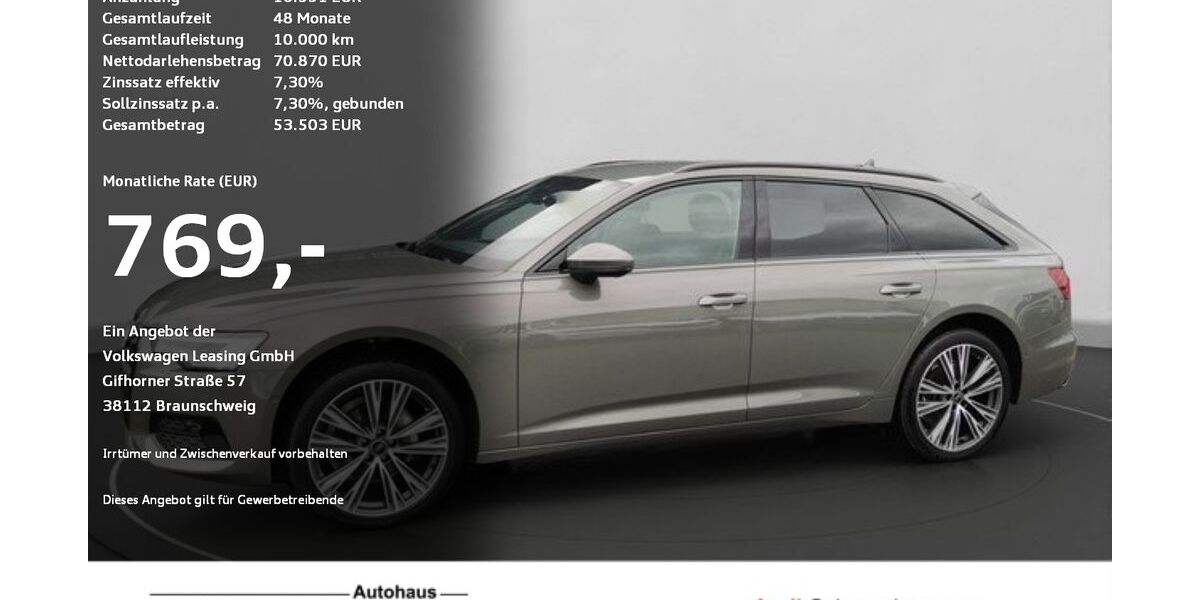 Audi A6 31.900 km 52.990 &euro; Ravensburg 88214
