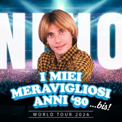 Nino D'Angelo - I miei meravigliosi anni ’80 …bis! 24.04.2026 Stadthalle