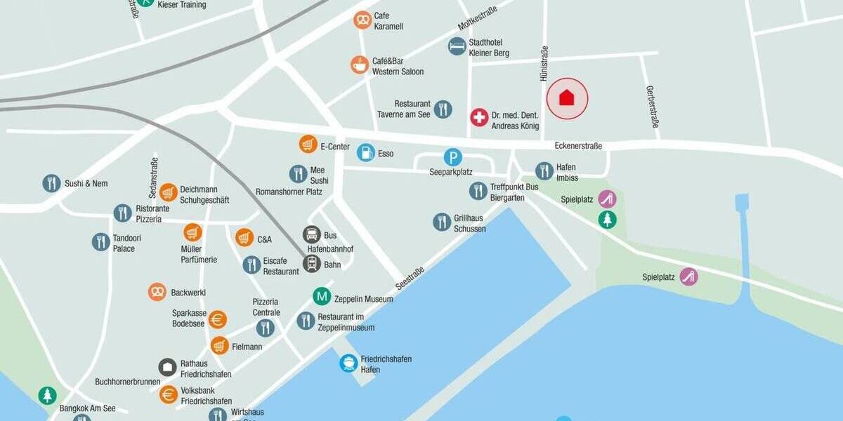 Etagenwohnung Friedrichshafen Schmitthennersiedlung - 3 Zimmer, 96 m&sup2;, 759.900&euro; | Angebot:25672308