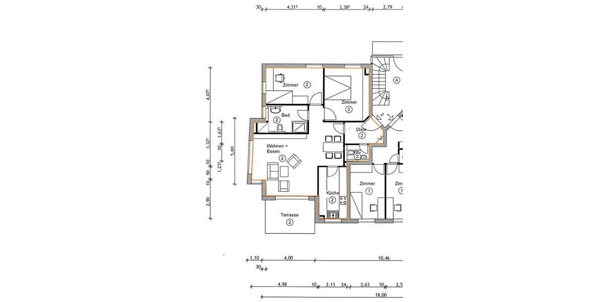 Etagenwohnung Markdorf - 3 Zimmer, 80 m&sup2;, 368.000&euro; | Angebot:25756422