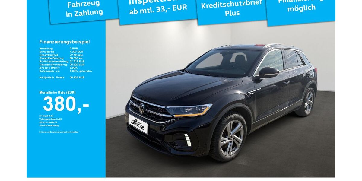 VW T-Roc 56.775 km 25.829 &euro; Weingarten 88250
